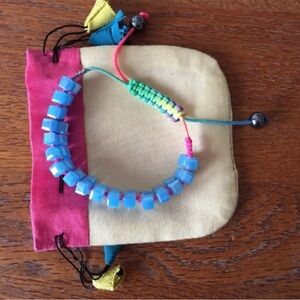 Anthropologie glass bead bracelet.